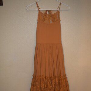 Mia Joy Catrin lace ruffle dress, Sz. 14 EUC